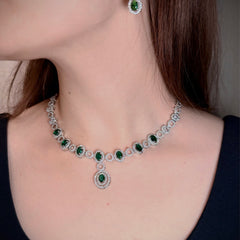 Crystal Whisper AD Necklace Set - AD-01B