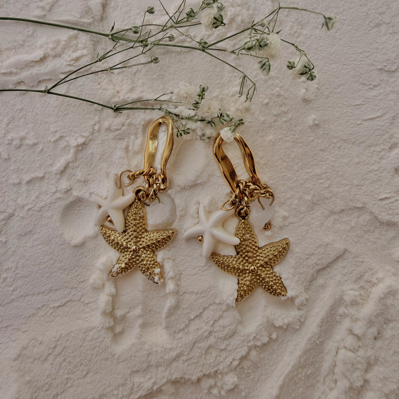 Star Fish Drop Earrings