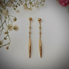 Golden Fall Line Earrings