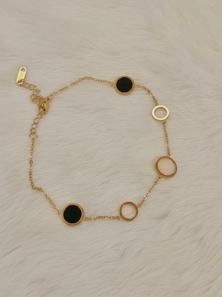 Golden Orbit Anklet