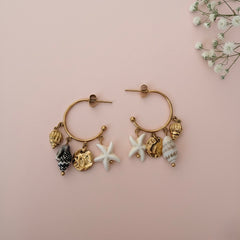 Beach Bloom Drop Earrings