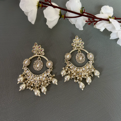 Saaj Chandrika Chandbali Earrings
