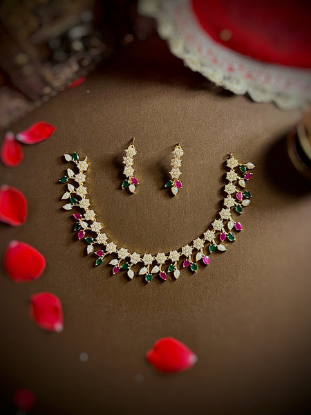 Gulnaar Jaal Puwai Necklace Set
