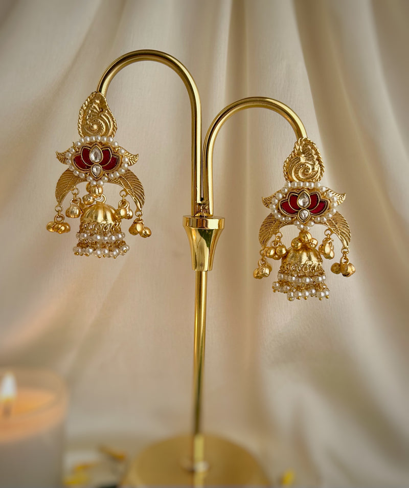 Rajasi Kamal Kashmiri Earrings