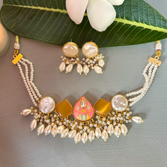 Sun Kissed Mother of Pearl Necklace Set